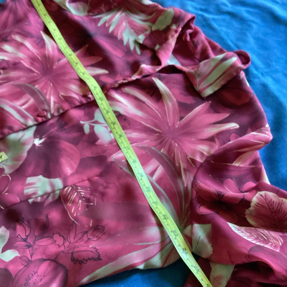 Pink‎ Floral Tanjay blouse - Picture 5 of 10